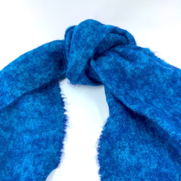 Vintage Donegal Design Pure Mohair and Wool Hand Woven in Ireland Scarf - Picture 3 of 8